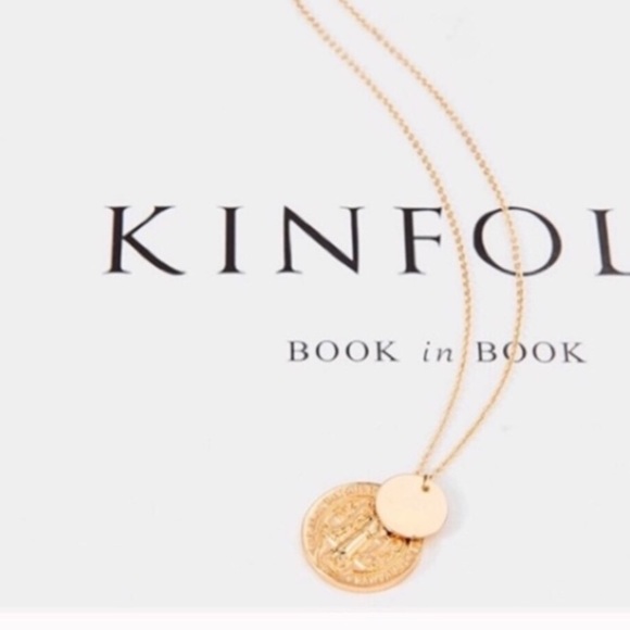 Prayer Coin Pendant Necklace - Picture 4 of 8